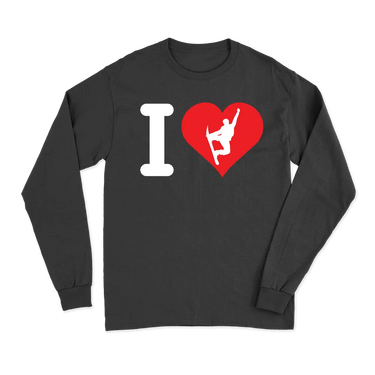 I Love Snowboarding Long Sleeve T-Shirt